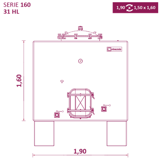 [S160.S031L] WN-DEPÓSITO 24HL DE 1,50X1,50X1,60 m. (copia)