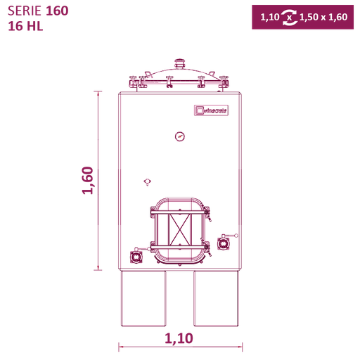 [S160.S016L] WN-DEPÓSITO 16HL DE 1,60X1,10X1,50