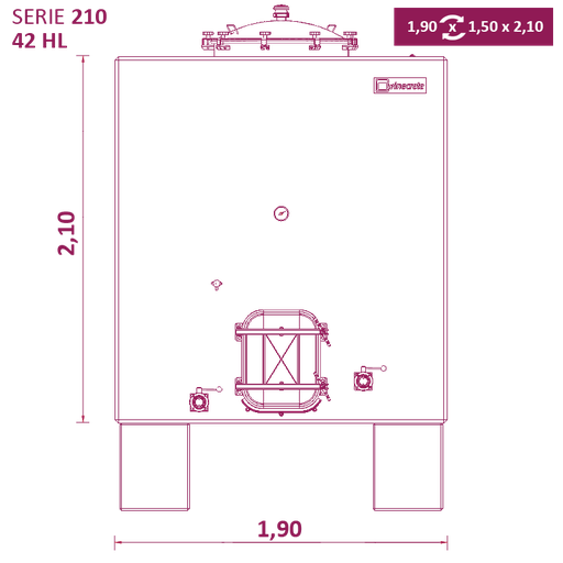 [S210.S042L] WN-DEPÓSITO 22HL DE 1,50X1,10X2,10 (copia)